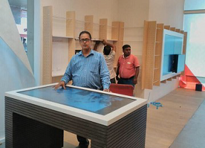 Palas touch table at airtel Palas touch table at airtel